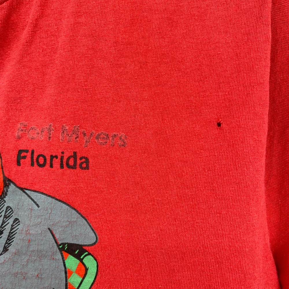 Vintage Santa Cruz Party Shark T-Shirt Kids M Fort Myers‎ Florida Skateboarding - Picture 3 of 13